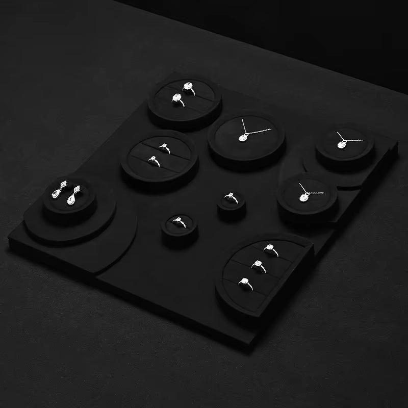 High quality Black Microfiber Jewelry display set : TT542