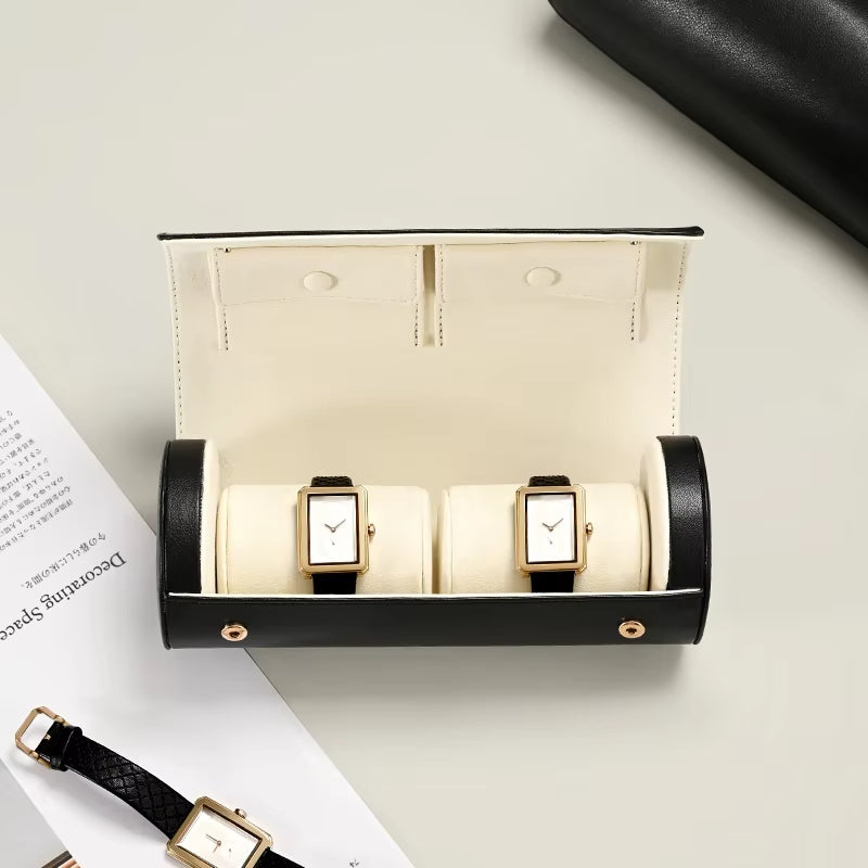 Oirlv Watch Bag PU Leather Watch Storage Bag :B024