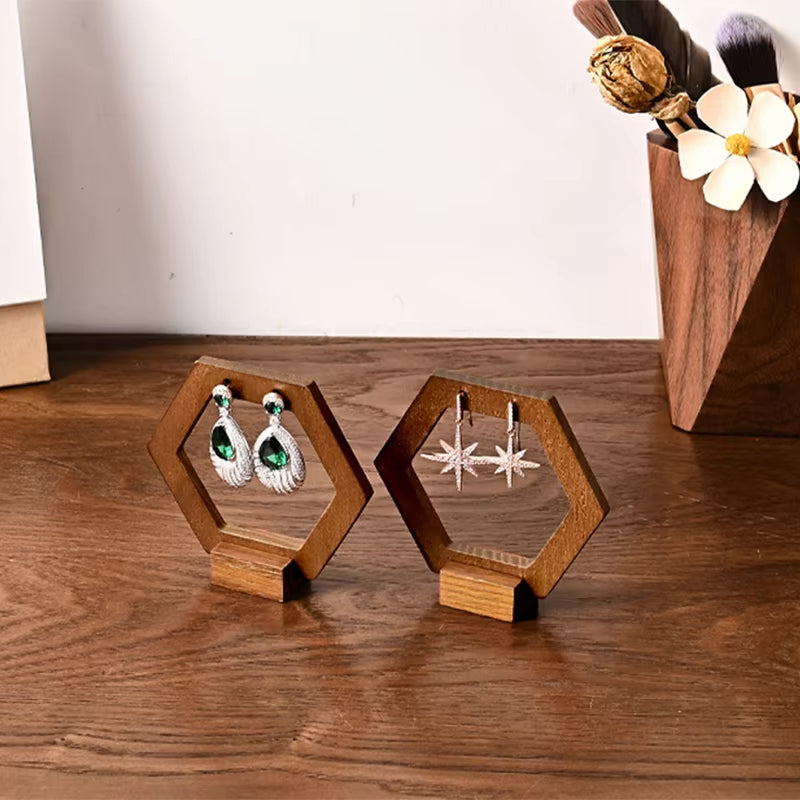 Oirlv Wooden Earring Stand Display Stand ：SM224