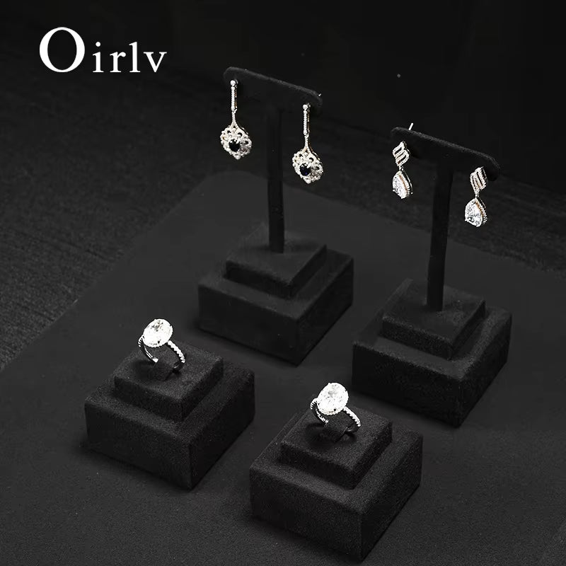 Oirlv Earrings Rings Jewelry Display Stand:J016