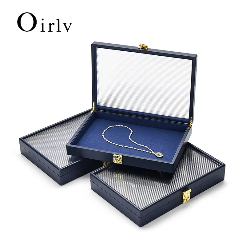 Oirlv Leather Jewelry Box Premium Jewelry Organizer Box