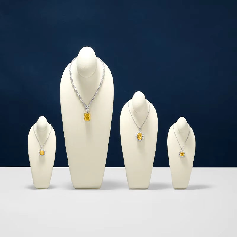 Oirlv Microfiber Jewelry Display Neck Model:RX118