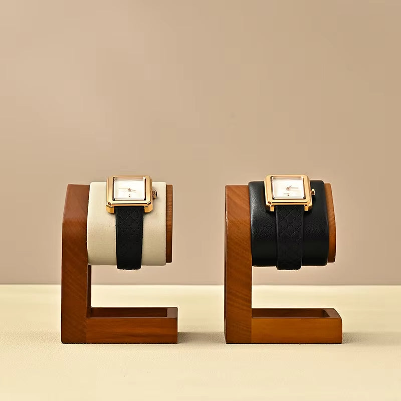 Luxury beige Woodeny Watch display stand:SM235
