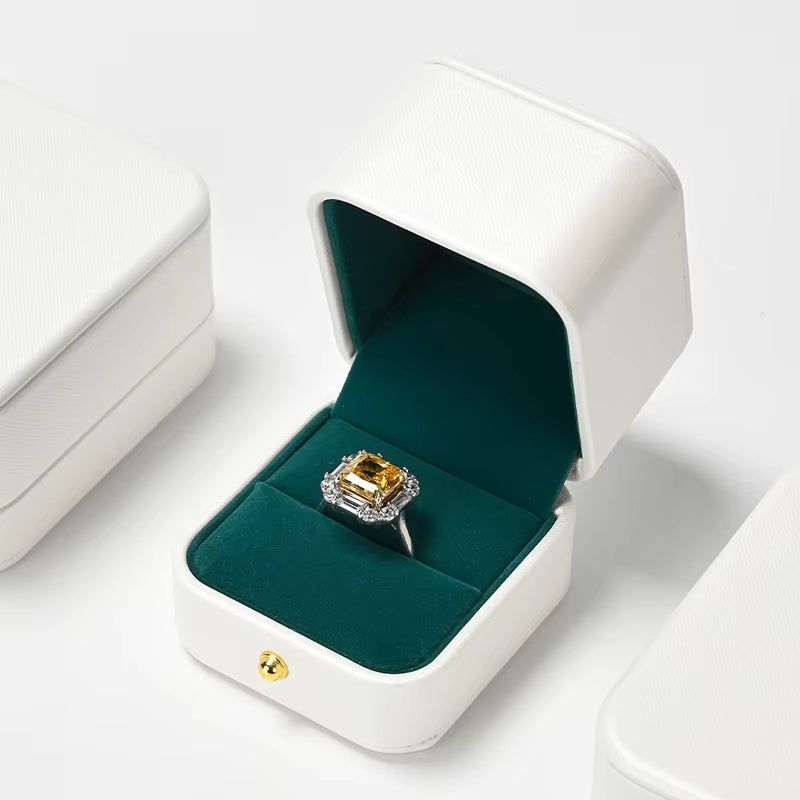 Oirlv Ring Box Jewelry Engagement Wedding Gift Box:H168