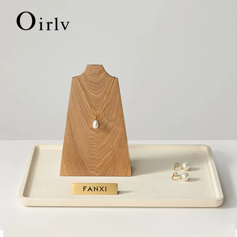 Luxury Original Wood Necklace Bust Display Stand SM241