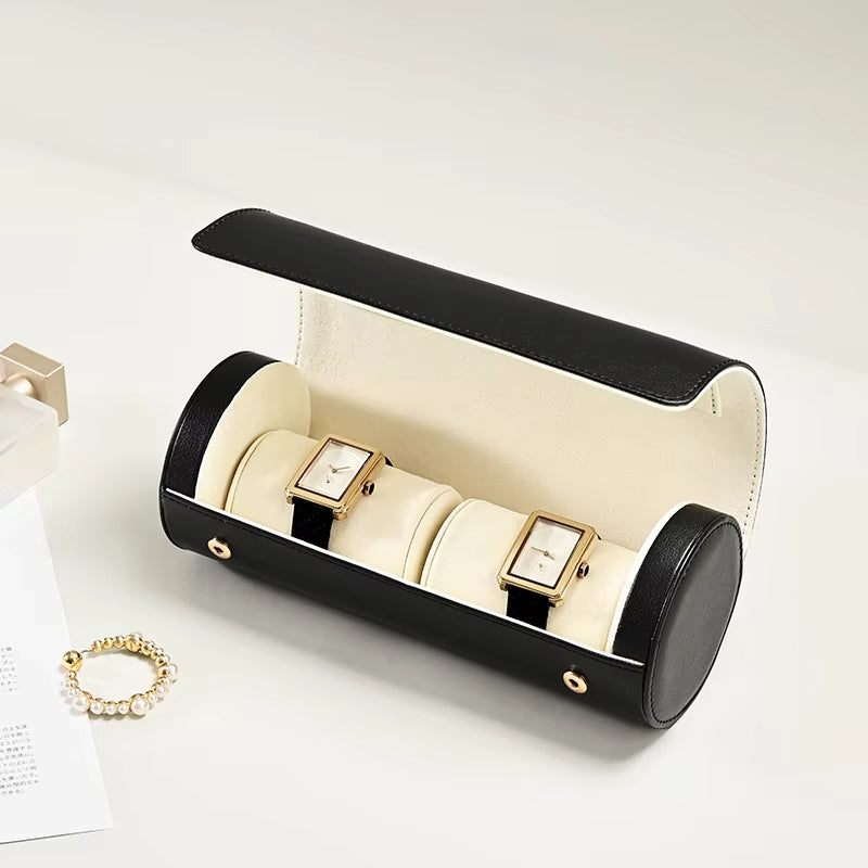 Oirlv Watch Bag PU Leather Watch Storage Bag :B024