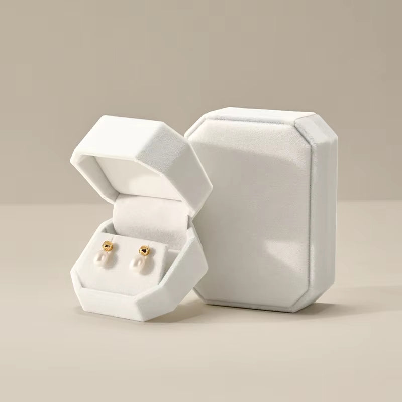 Oirlv Velvet Ring Box Wedding Jewelry Box : H203
