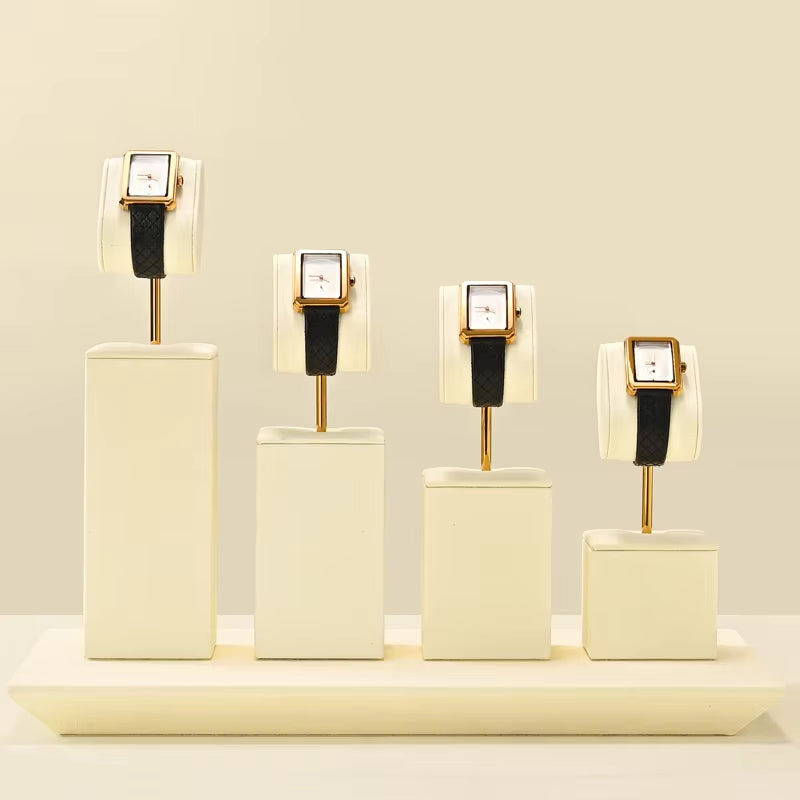 Oirlv Watch Display Stand Watch Counter Microfiber Watch Display