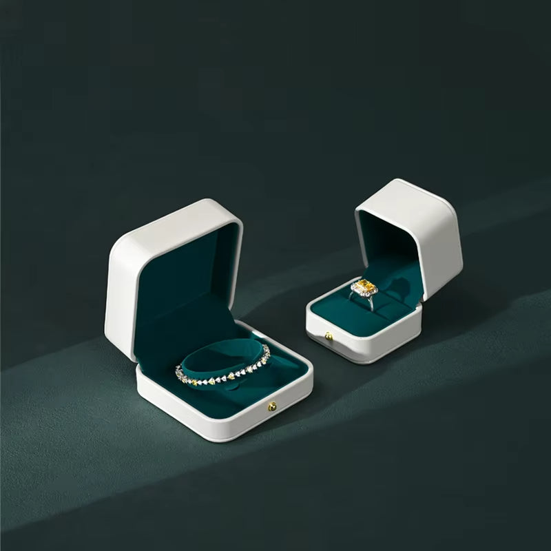 Oirlv Ring Box Jewelry Engagement Wedding Gift Box:H168