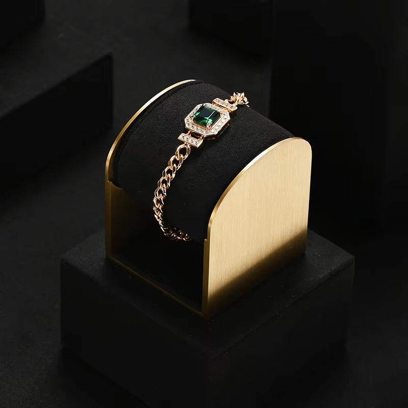 High end Black Microfiber jewelry display stand set:TT365