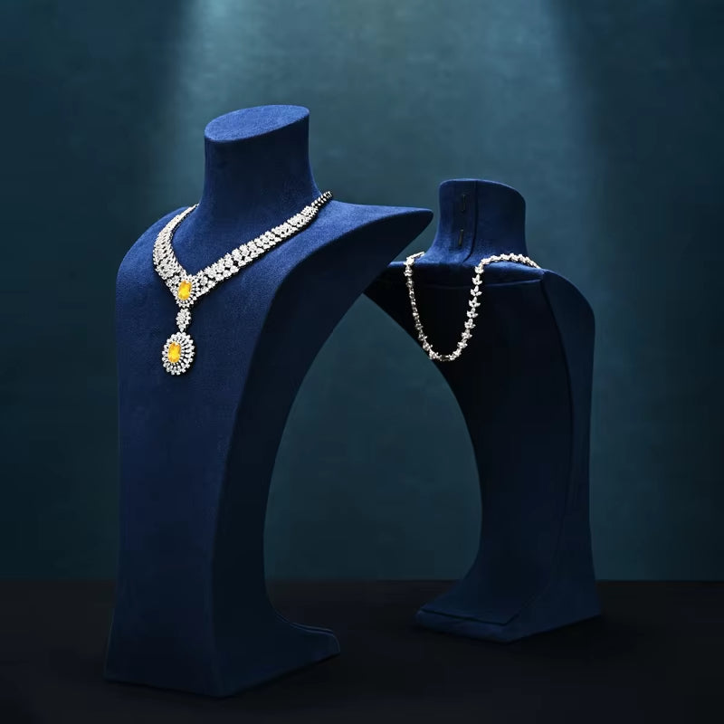 Oirlv High End Necklace Display Stand Portrait Mannequin Jewelry Counter