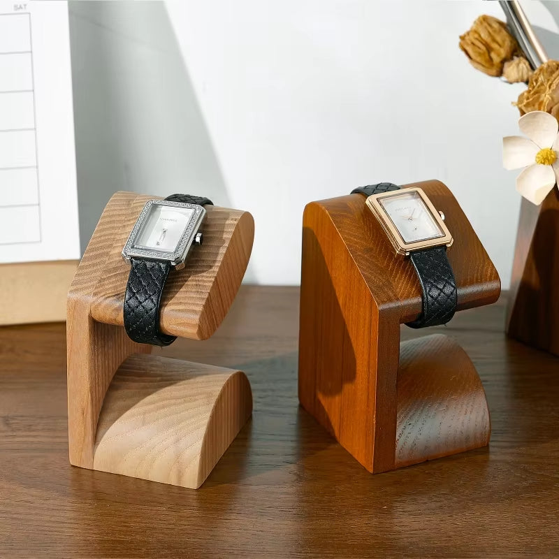 Oirlv Wooden Jewelry Organizer Bracelet Watch Display Stand :SM221