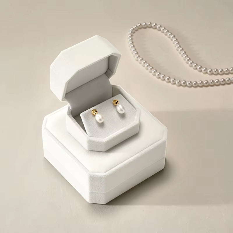 Oirlv Velvet Ring Box Wedding Jewelry Box : H203