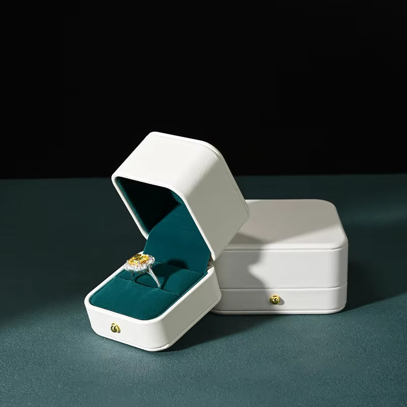 Oirlv Ring Box Jewelry Engagement Wedding Gift Box:H168