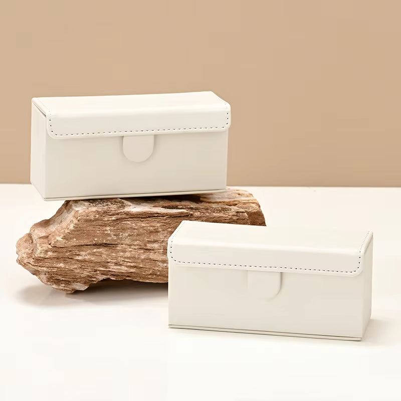 Oirlv Jewelry Ring Box Wedding Proposal Pair Ring Box : H176