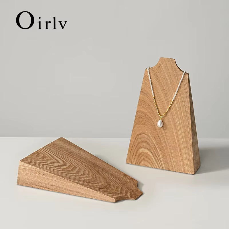 Luxury Original Wood Necklace Bust Display Stand SM241