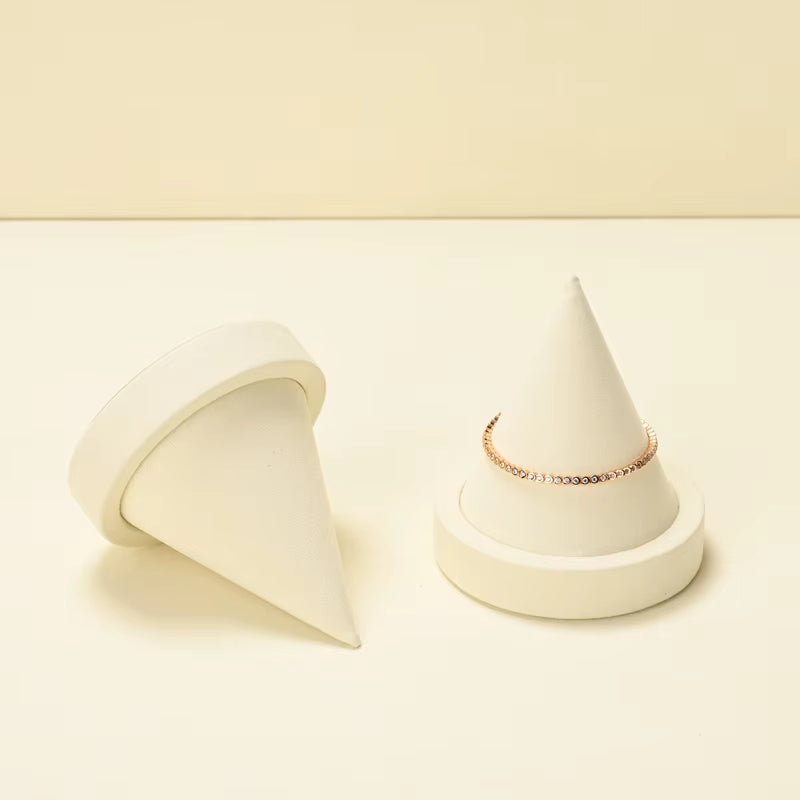 Oirlv Cone Bracelet Display Stand Rings Jewelry Display:J008