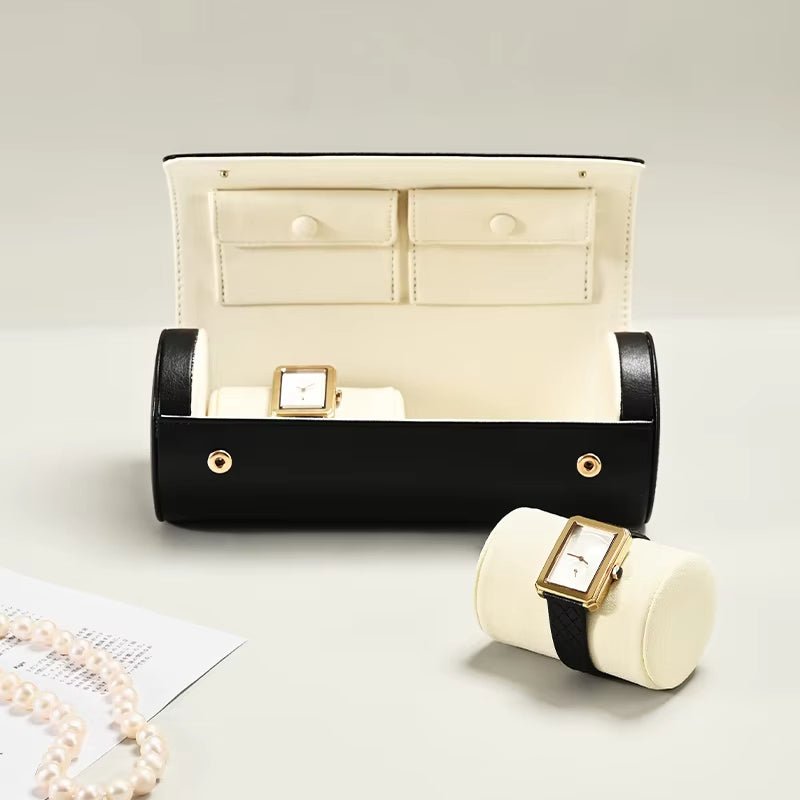 Oirlv Watch Bag PU Leather Watch Storage Bag :B024