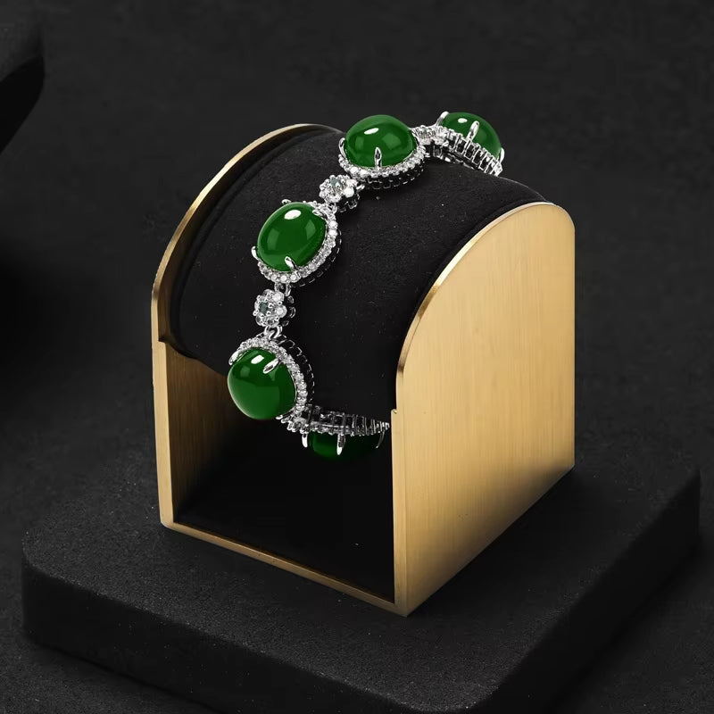 Black microfiber jewelry display set TT165