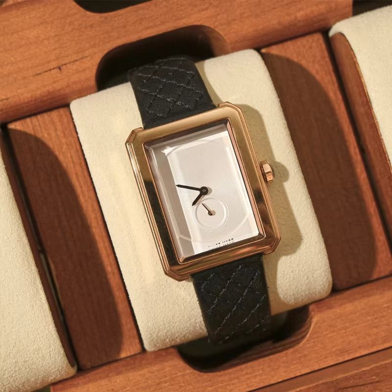 Wooden Jewelry Box Watch Organizer Case Wristwatch Display Box X048