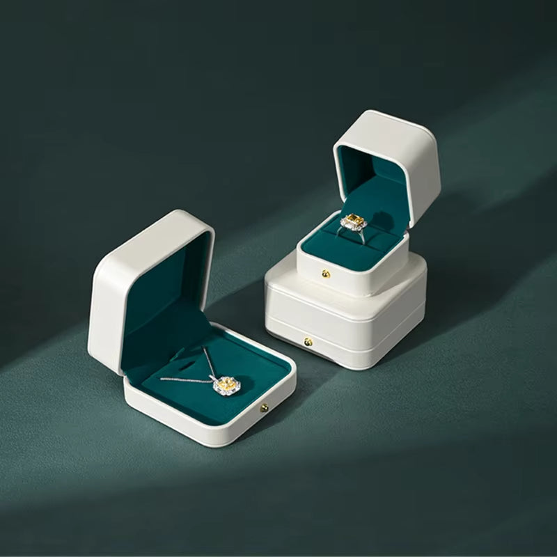 Oirlv Ring Box Jewelry Engagement Wedding Gift Box:H168