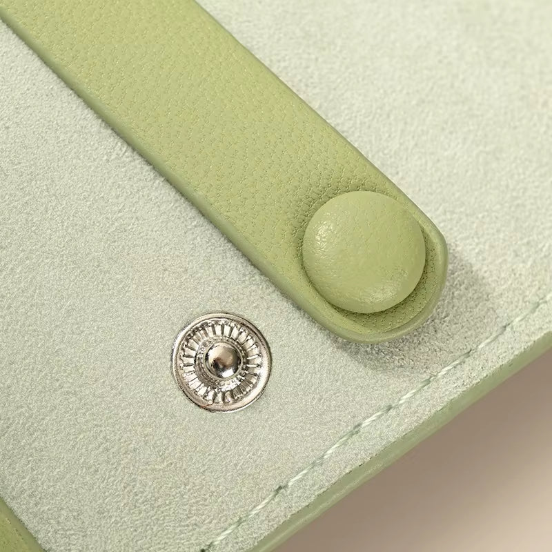 Oirlv Leather Jewelry Bag Ring Earnail Storage Bag：D074