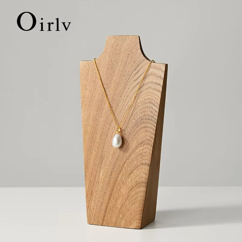 Luxury Original Wood Necklace Bust Display Stand SM241