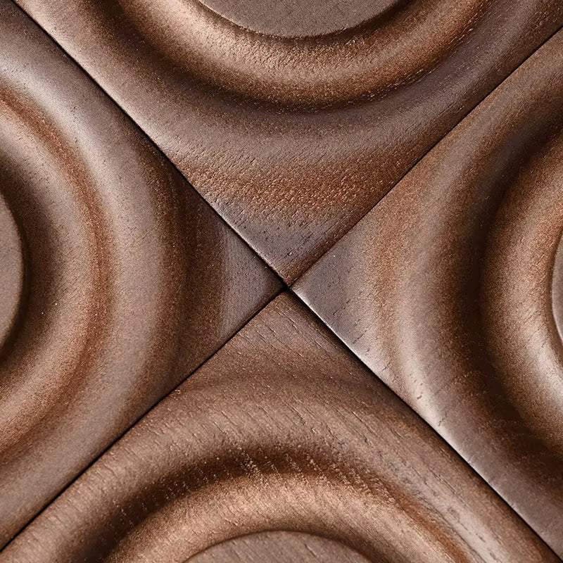 Oirlv Solid Wood Bracelet Display Tray Walnut Wood Color Bracelet Tray:SM242