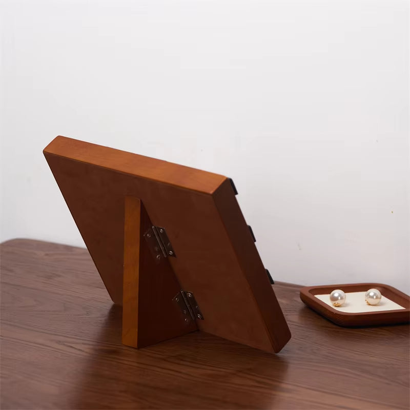 15-Slot Wooden Earring Jewelry Display Stand SM033