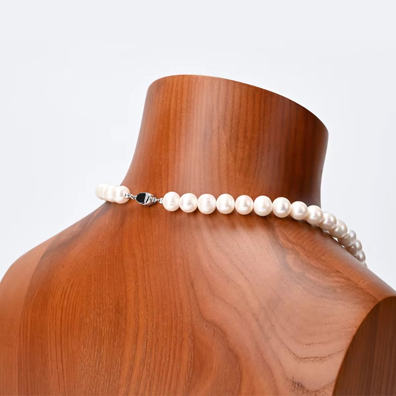 High quality log color wooden jewelry bust:SM238