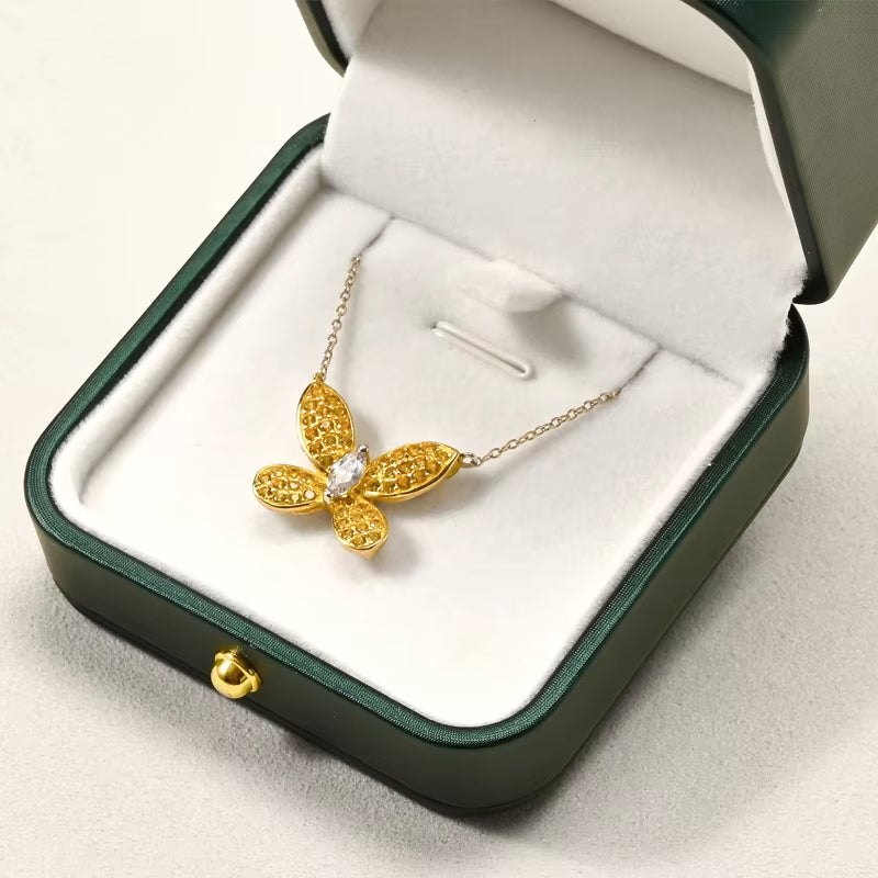 Green PU Leather Jewelry Packaging Gift Box H068