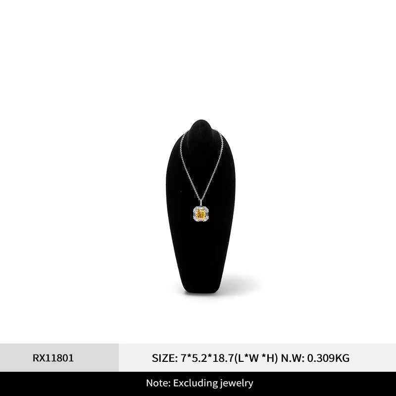Oirlv Microfiber Jewelry Display Neck Model:RX118