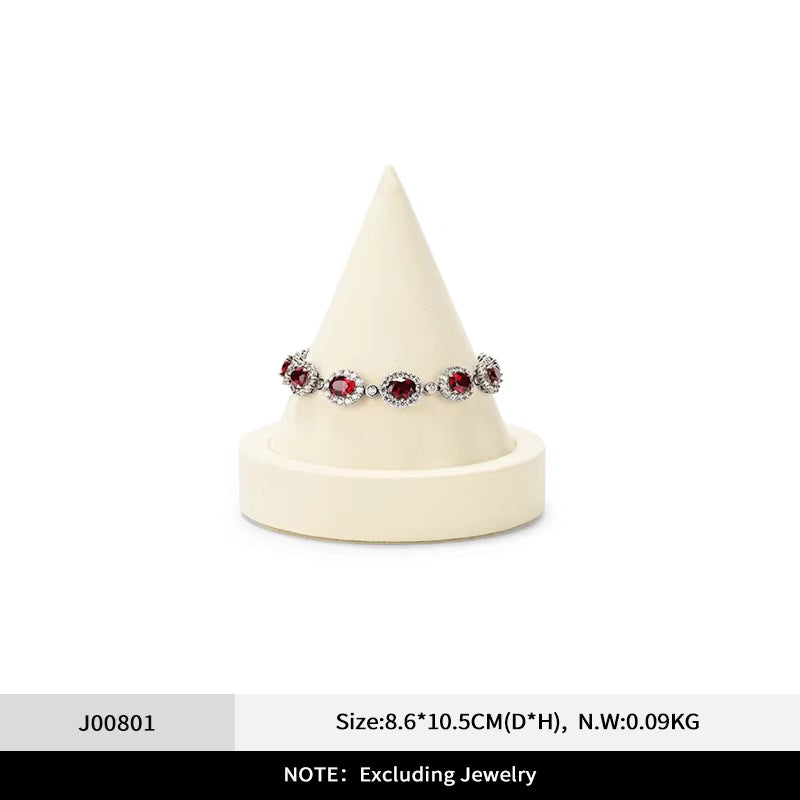 Oirlv Cone Bracelet Display Stand Rings Jewelry Display:J008