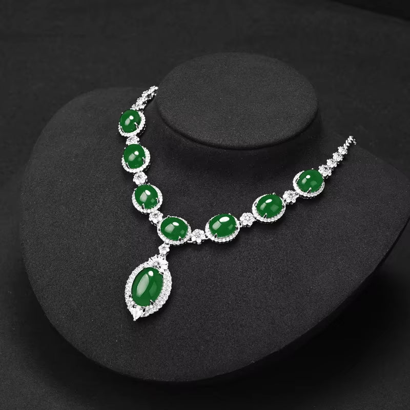 Black microfiber jewelry display set TT165