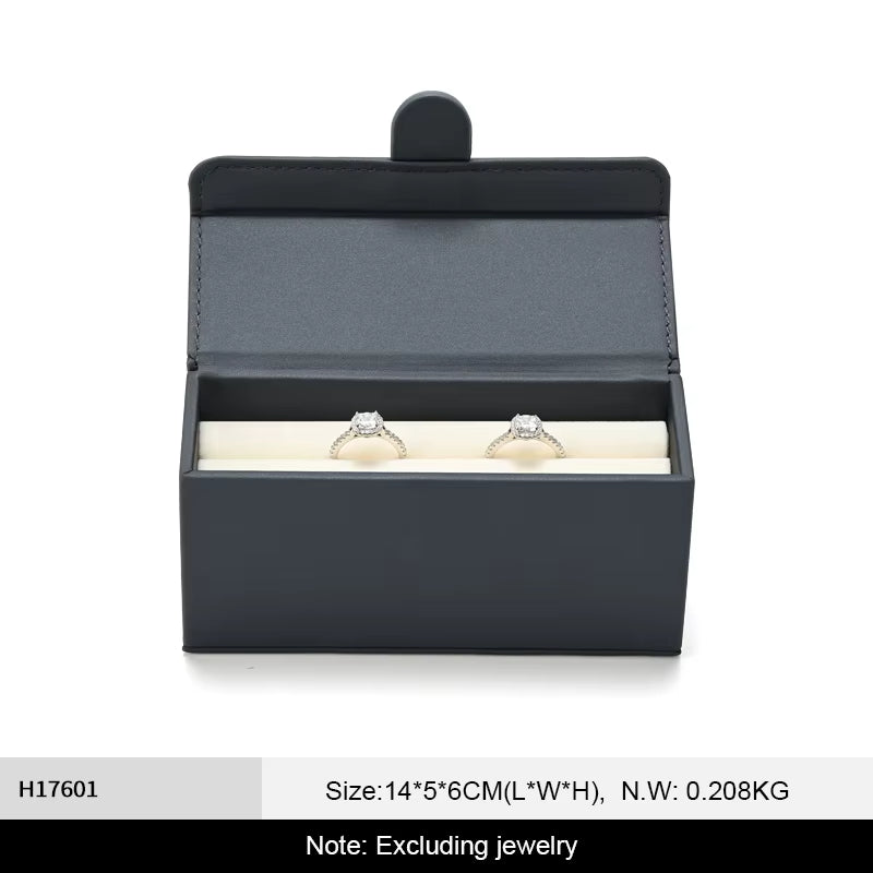 Oirlv Jewelry Ring Box Wedding Proposal Pair Ring Box : H176
