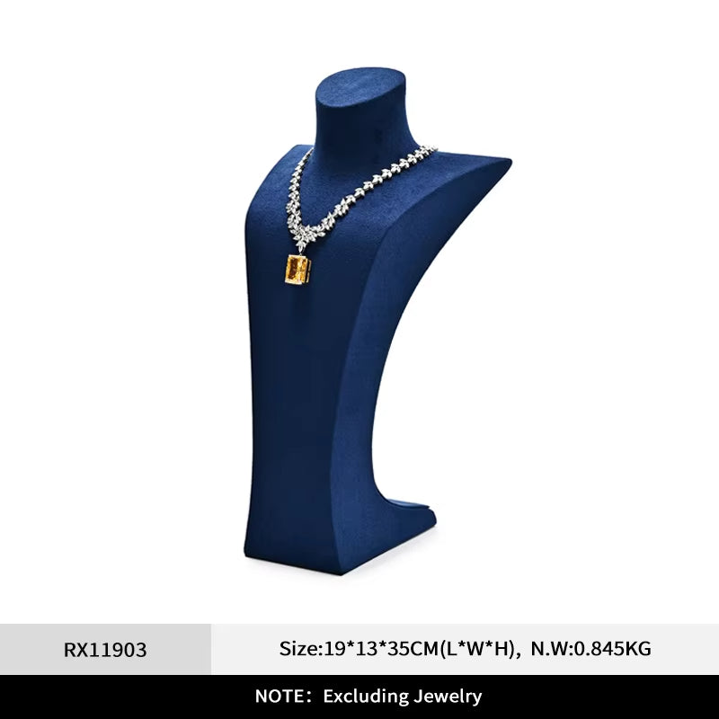 Oirlv High End Necklace Display Stand Portrait Mannequin Jewelry Counter