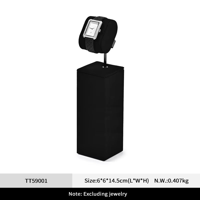Oirlv Watch Display Stand Watch Counter Microfiber Watch Display