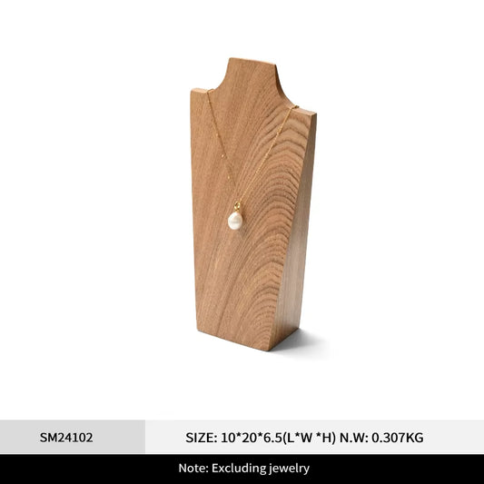 Luxury Original Wood Necklace Bust Display Stand SM241