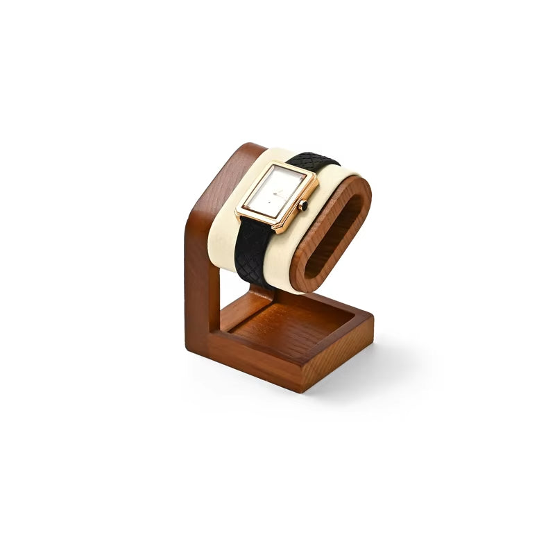 Luxury beige Woodeny Watch display stand:SM235