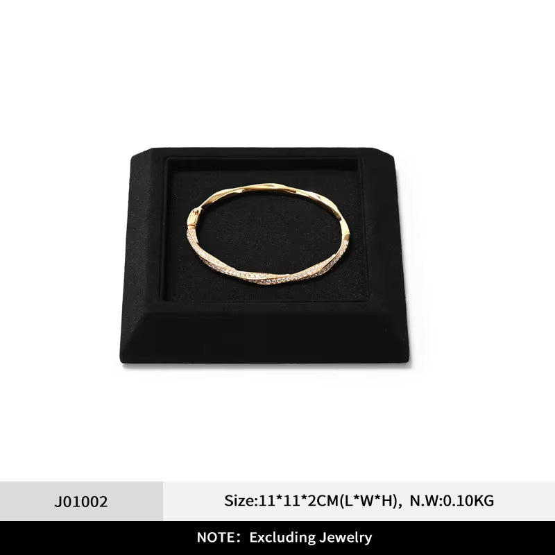 Oirlv Microfiber Jewelry Display Tray ：J010
