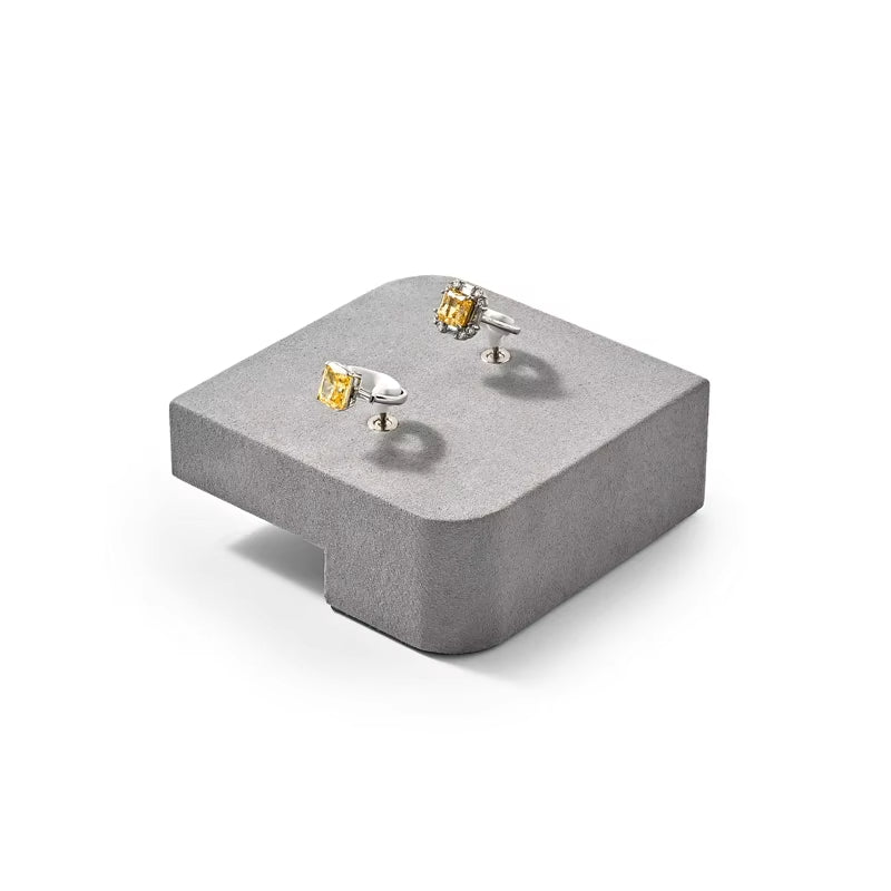 Oirlv Gray Jewelry Display Props Ring Earring Jewelry Display Stand:TT445