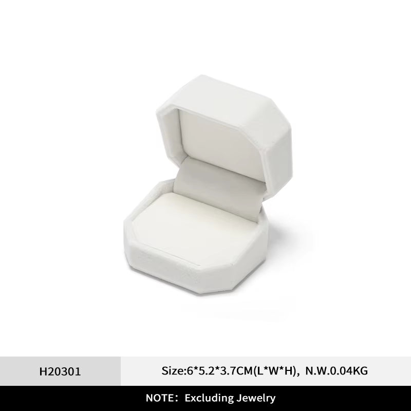 Oirlv Velvet Ring Box Wedding Jewelry Box : H203