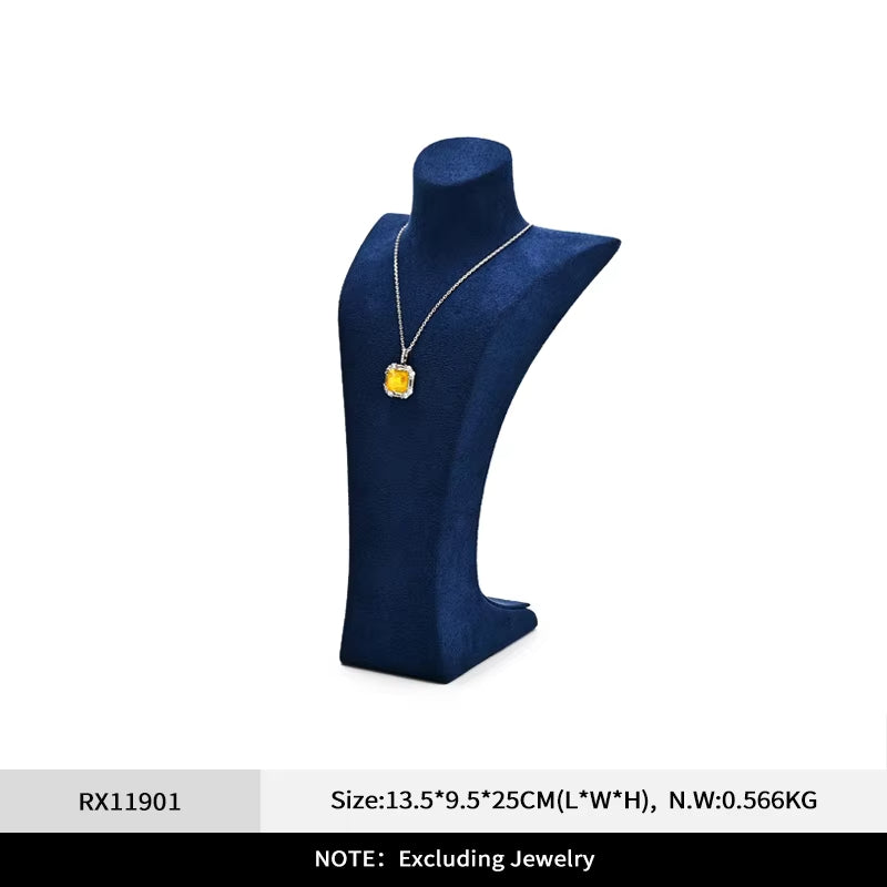 Oirlv High End Necklace Display Stand Portrait Mannequin Jewelry Counter
