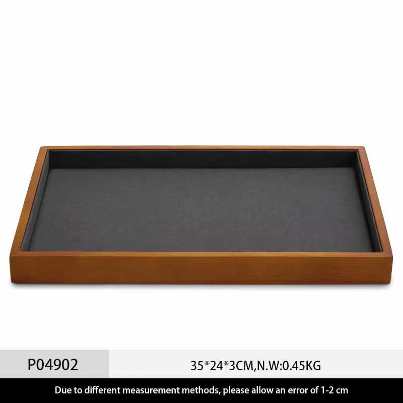 Stackable Solid Wood Jewelry Storage Display Tray P049