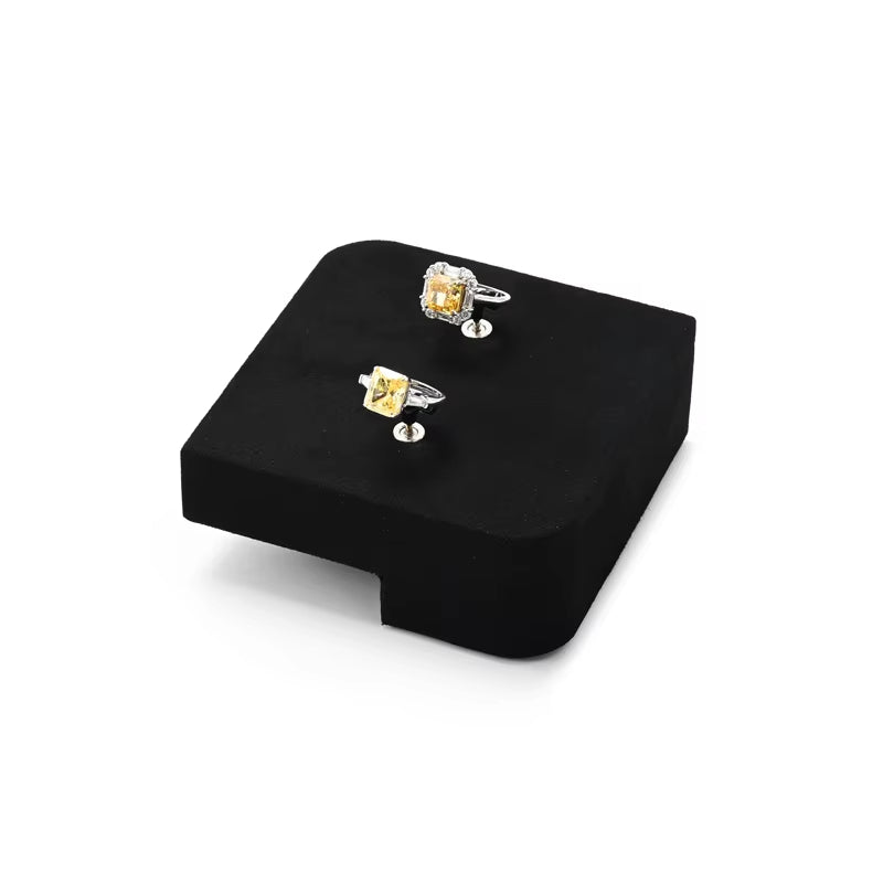 Oirlv Black Jewelry Display Prop Ring Earring Stand :TT442