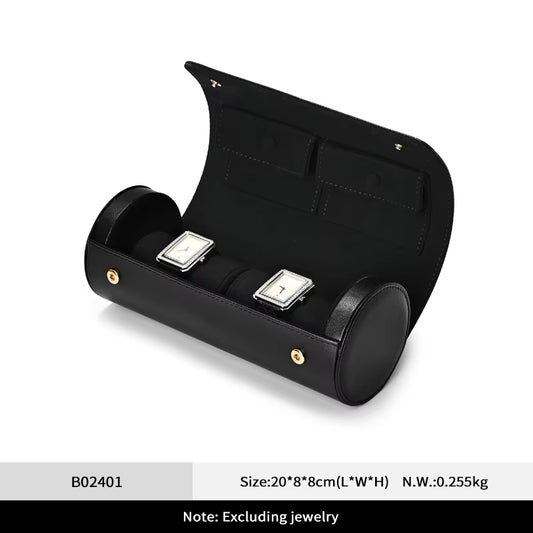 Oirlv Watch Bag PU Leather Watch Storage Bag :B024