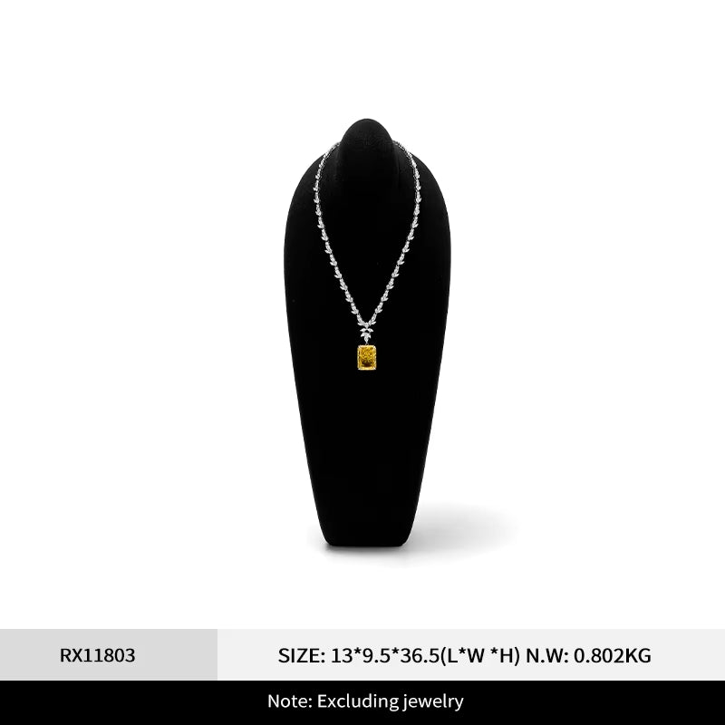 Oirlv Microfiber Jewelry Display Neck Model:RX118