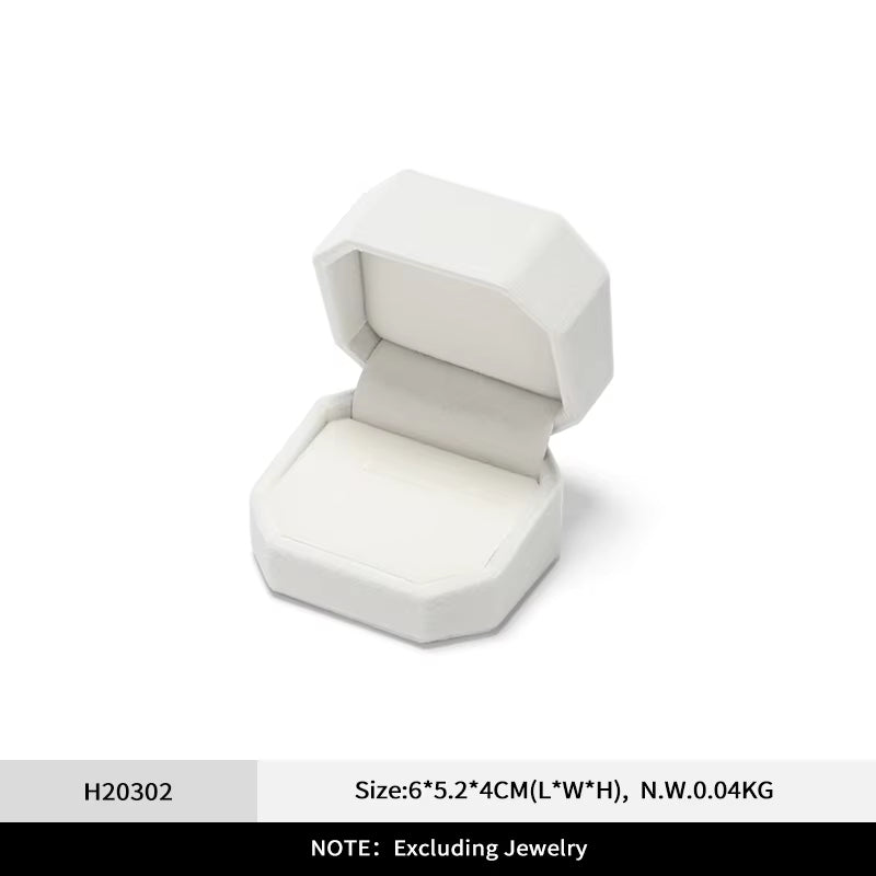 Oirlv Velvet Ring Box Wedding Jewelry Box : H203