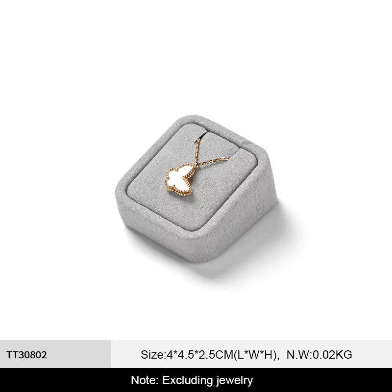 High end Gray Microfiber jewellery display set:TT308