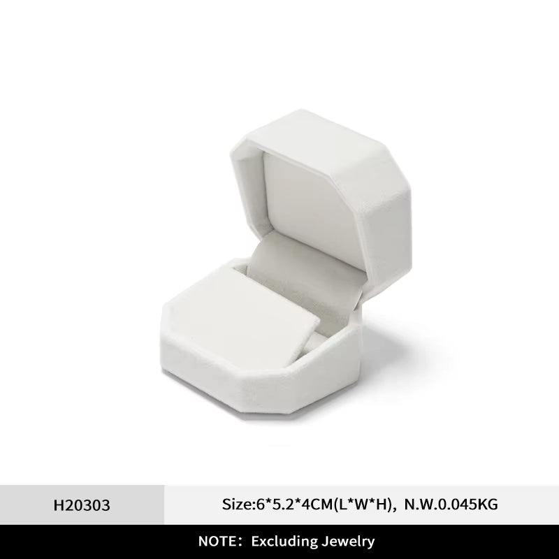 Oirlv Velvet Ring Box Wedding Jewelry Box : H203